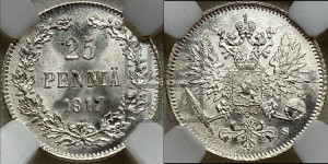 25 пенни 1917 года S