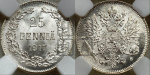 25 пенни 1917 года S