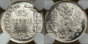 25 пенни 1917 года S