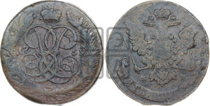 5 копеек 1759 года ММ (ММ)