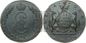 10 копеек 1770 года КМ (для Сибири)