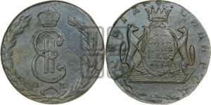 10 копеек 1771 года КМ (для Сибири)