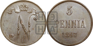 5 пенни 1897 года