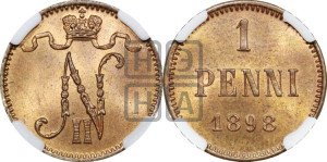 1 пенни 1898 года