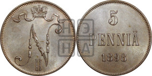 5 пенни 1898 года