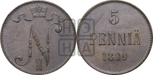 5 пенни 1899 года