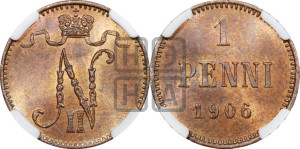1 пенни 1906 года