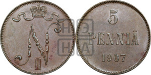 5 пенни 1907 года