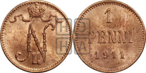 1 пенни 1911 года