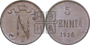 5 пенни 1916 года