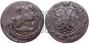 2 копейки 1758 года (гурт “ЕКАТЕРИНБУРГСКОГО ДВОРА”)