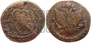 5 копеек 1786 года КМ (КМ, Сузунский монетный двор)