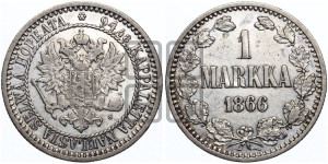 1 марка 1866 года S