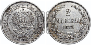 2 марки 1872 года S