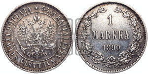 1 марка 1890 года L