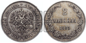 2 марки 1905 года L