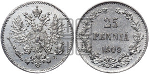 25 пенни 1909 года L