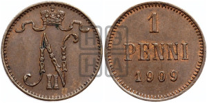 1 пенни 1909 года