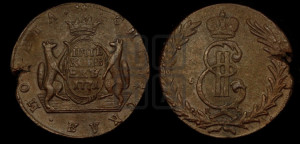 5 копеек 1771 года КМ (для Сибири)