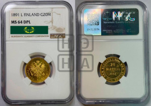 20 марок 1891 года L