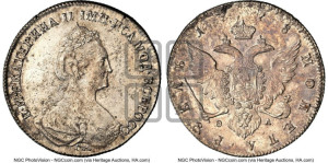 1 рубль 1778 года СПБ/ѲЛ (новый тип)