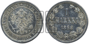 1 марка 1866 года S