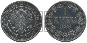 1 марка 1866 года S