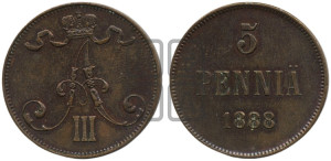 5 пенни 1888 года