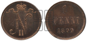 1 пенни 1899 года