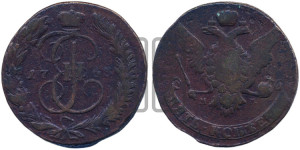5 копеек 1763 года ММ (ММ, Красный  монетный двор)