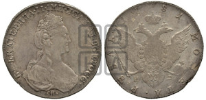 1 рубль 1781 года СПБ/ИЗ (новый тип)