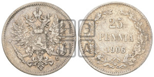 25 пенни 1906 года L