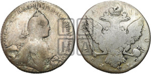 1 рубль 1768 года СПБ/СА ( СПБ, без шарфа на шее)