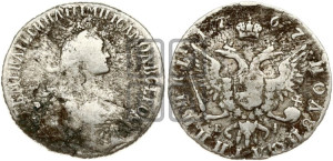 Полуполтинник  1767 года ММД/EI (без шарфа на шее)