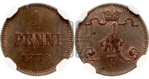 Пенни 1876 года
