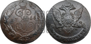 5 копеек 1765 года СМ (СМ, Сестрорецкий монетный двор)