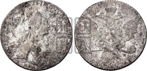 1 рубль 1770 года ММД/ДМ ( MMД, без шарфа на шее)