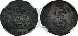 Денга 1768 года КМ (для Сибири)