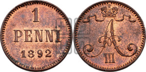 1 пенни 1892 года