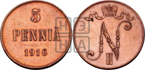 5 пенни 1916 года