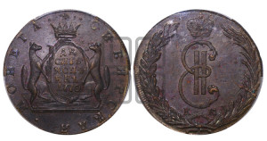 10 копеек 1770 года КМ (для Сибири)