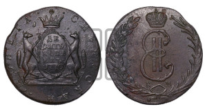 10 копеек 1770 года КМ (для Сибири)