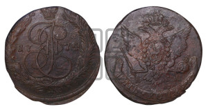 5 копеек 1774 года ЕМ (ЕМ, Екатеринбургский монетный двор)