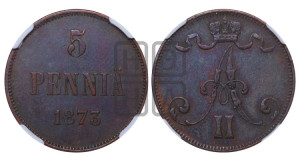 5 пенни 1873 года