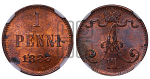 1 пенни 1883 года
