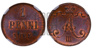 1 пенни 1883 года