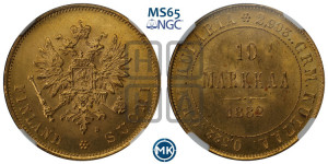 10 марок 1882 года S
