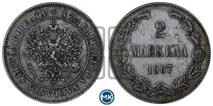 2 марки 1907 года L