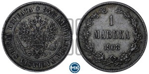 1 марка 1908 года L