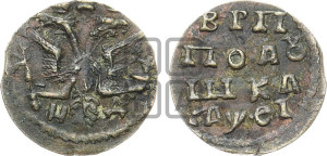 Полушка 1719 года НД (НД, все разновидности без отметки редкости)